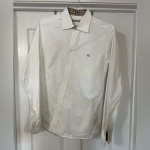 Long sleeve monogram Burberry shirt